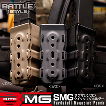 ライラクス・バトルスタイル・BITE-MG(バイトマグ) SMG サブマシンガン用 クイックマグホルダーBK_画像1