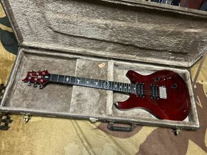 2014年製・激レア・後期型トラ杢・エボニーPaul Reed Smith・ SE ・Orianthi シグネチャーモデル・Scarlet Red オリアンティ―モデル。激安