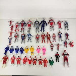 ◎13043 ソフビ ウルトラマン 戦隊 仮面ライダー 当時物 計44体　現状渡し