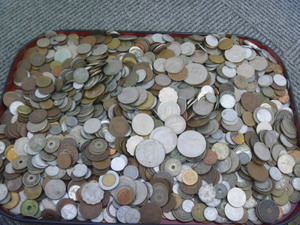 古銭　日本　外国　アメリカ　ヨーロッパ　アジア　旧硬貨　旧紙幣　銀貨　他　まとめ