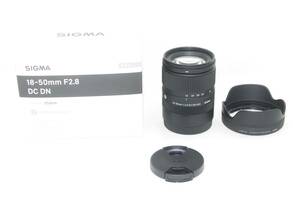 ★極美品★SIGMA シグマ 18-50mm F2.8 DC DN Contemporary SONY ソニーE 元箱付き♪