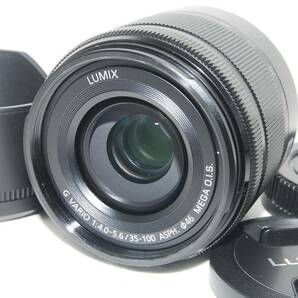 ★美品★Panasonic パナソニック LUMIX G VARIO 35-100mm F4.0-5.6 ASPH. MEGA O.I.S. H-FS35100 ブラック♪の画像1