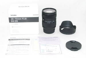 ★美品★SIGMA シグマ C 28-70mm F2.8 DG DN Contemporary SONY ソニーEマウント メーカー保証残♪