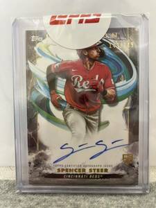 2023 topps inception RC Auto spencer steer/149 cincinnati reds CIN スペンサーステアー