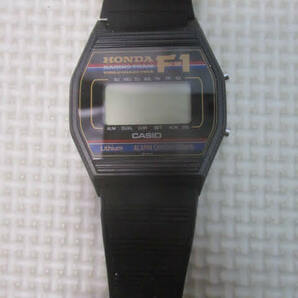 ◆CASIO/HONDA 腕時計◆カシオ ホンダ F1 F-85 RACING TEAM ヴィンテージ ウォッチ ジャンク レア 稀少♪H-J-10221カナの画像4