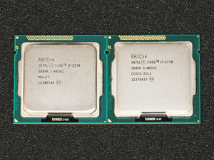 Intel Core i7 3770 SR0PK (LGA1155 3.40GHz 8M HD4000 77W IvyBridge) 2個セット 