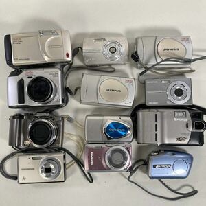動作未確認 コンパクト デジカメ デジタルカメラ OLYMPUS CASIO FUJIFILMデジタル フィルム ビデオ カメラ コンデジ まとめ12台 大量