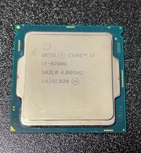 中古 Intel Core i7-6700K 4.20GHz LGA1151 Skylake 動作確認済