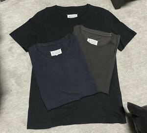 Maison Margiela メゾンマルジェラ 19SS パックT BLACK martin margiela マルタンマルジェラ 