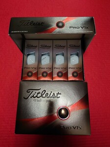 新品未使用 Titleist PRO V1X タイトリスト ゴルフボール ローナンバー 2ダースセット