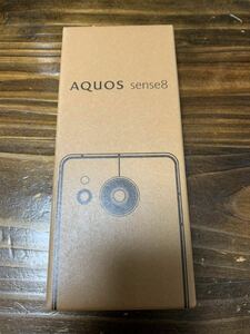 【新品未開封】 AQUOS sense8 SH-M26 SIMフリー コバルトブラック 6GB/128GB　お支払確認後発送　5,000円オフクーポンご利用下さい