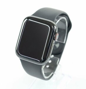 ●【中古品】Apple Watch Series 4 GPS+Cellularモデル 44mm MTX22J/A スペースブラック ステンレススチール【初期化/動作確認済】：