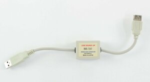 【中古・ジャンク品】USB SOUND UP BE-727 BA labo BRIDGE AUDIO USBアダプター【未検品】6/10：