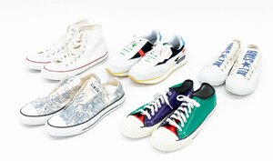 【中古品】26cm～26.5cm 5足まとめ ハイカット ローカットスニーカー CONVERSE コンバース ALL STAR オールスター PUMA プーマ 他 ：