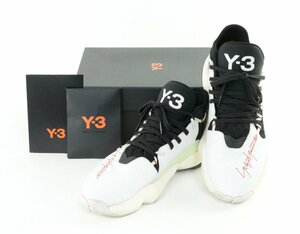 〇【中古品】ヨージヤマモト Y-3 BYW BBALL 白×黒 表記サイズ:26.5cm F99806.,