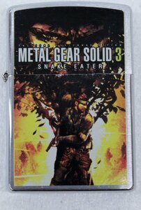 【中古・訳アリ品】メタルギアソリッド3 スネークイーター ジッポー METAL GEAR SOLID ZIPPO【着火未確認】 '