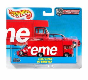 新品 国内正規 19SS Supreme Hot Wheels Fleet Flyer 1992 BMW M3 RED 赤 シュプリーム ホットウィール トミカ ボックスロゴ BOX LOGO