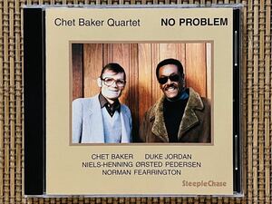 CHET BAKER QUARTET／NO PROBLEM／STEEPLE CHASE SCCD 31131／デンマーク盤CD／チェット・ベイカー／中古盤