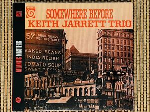 KEITH JARRETT TRIO／SOMEWHERE BEFORE／WARNER JAZZ (VORTEX) 8122765962／EU盤CD／キース・ジャレット／中古盤