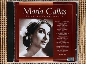 MARIA CALLAS／BEST RECORDINGS VOL.2／CLASSIC OPTIONS CO-3502／ベルギー盤CD／マリア・カラス／中古盤