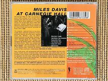 マイルス・デイビス & ギル・エヴァンス orch．／コンプリート・カーネギー・ホール／SONY SRCS-8733〜4／国内盤CD2枚組／M. DAVIS／中古盤_画像2