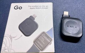 Apple Watch 充電器 MACO GO USB-C 磁気充電ドック (ブラック) ケーブル不要で即充電