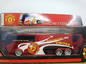 ■Maistoマイスト MANSHESTER UNITED TEAM BUS・サッカーイギリスプレミアリーグマンチェスターユナイテッド チームバス ミニカー　jada風