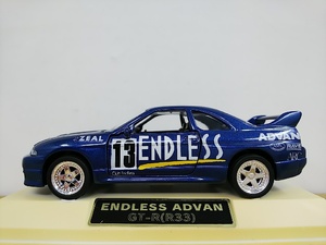 ■ セガ・ヨネザワ ダイヤペット 1/40 エンドレス アドバン GT-R(R33) 96年仕様 ダイキャストミニカー