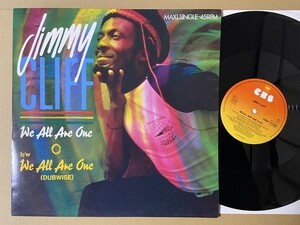 試聴 Ｂ面 LP未収録 ダブワイズ ミックス Stevie Wonder風 ソウルフル レゲエ Jimmy Cliff We All Are One Dubwise Mix 12インチ