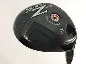 即決 お買い得品！中古 スリクソン(SRIXON) Z-F45 フェアウェイ 3W KURO KAGE XT60 15 S