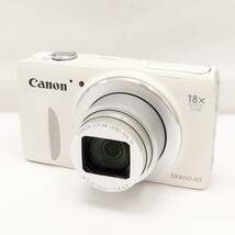 【10540】CANON キャノン SX600 HS ボディ白 通電◯ 充電器付き コンパクトデジカメ デジカメ カメラ 日本製 趣味 撮影機材 _画像2