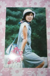 松本ちえこ　大判ブロマイド　プロマイド