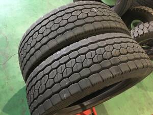 s082-4-2 ☆265/60R22.5 BS M800 中古2本！ 2022年製 残溝9mm ブリヂストン♪ k120