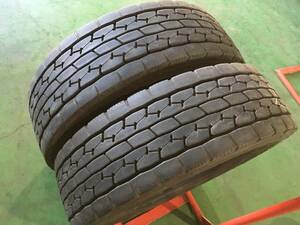 s160-4-2 ☆245/70R19.5 中古2本♪ ダンロップ エナセーブ SP688 2021年製 　k160