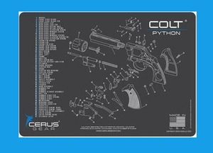 エアガン・モデルガン　cerus.gear.（シーラスギア）社　GUN　クリーニングマット　COLT PYTHON 新品