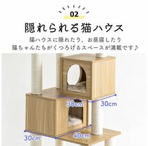 【大阪・引き取り限定】木製キャットタワー _画像9