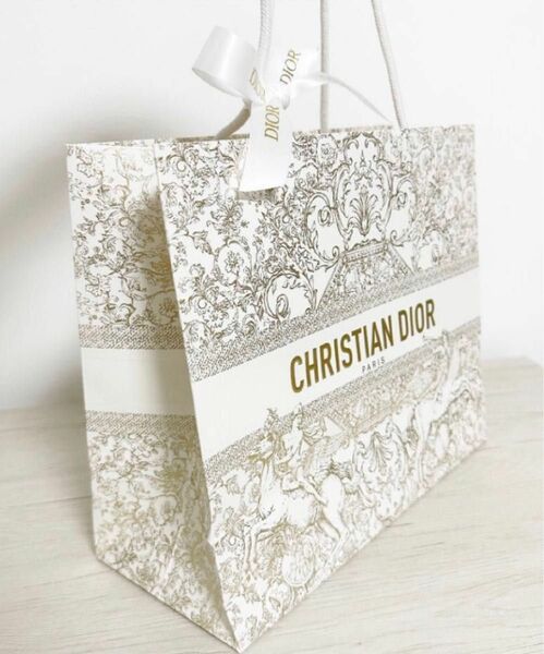 【即発送】ディオール Dior ショッパー ホリデー 限定 クリスマス 2023 新品未使用 大 大きい紙袋