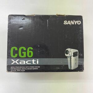 A0686 中古 SANYO Xacti デジタルムービーカメラ DM X-CG6型 動作確認済み 三洋電機 ビデオカメラ SDカード2GB付き