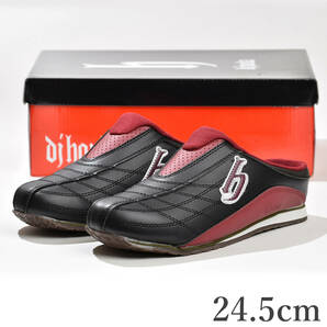 サンダル スニーカー 24.5cm メンズ かかとなし サボサンダル 靴 黒