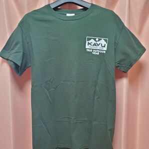 KAVU×FREAK'S STORE / カブー Tシャツ S　濃緑