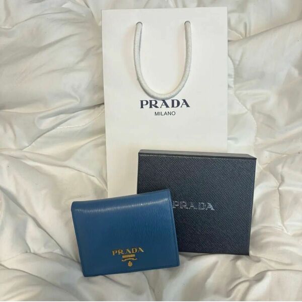 【お得！！！】二つ折り財布 PRADA プラダ ウォレット 財布