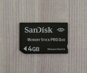 Sandisk Memory Stick Pro Duo 4GB