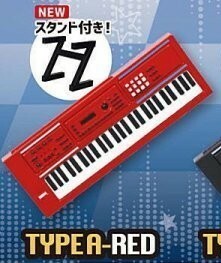 ミニチュアキーボードマスコット2 TYPE A RED レッド ガチャ フィギュア Jドリーム 未開封