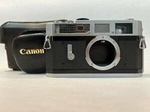 ☆美品☆ 動作確認 キャノン Canon 7 レンジファインダー フィルムカメラ カメラ ボディ　革ケース付