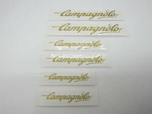  Campagnolo sticker Gold 6 pieces set 