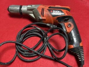 BLACK&DECKER 振動ドリルKR703K 13mm4259ー06ー1