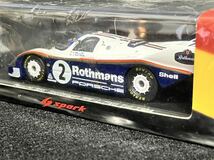 Spark Stefan Bellof COLLECTION 1/43 #2 Rothmans Porsche 956-Sportwagen WM-1.Platz Fuji 1984 S.Bellof CA-BEL-15 300個限定_画像5