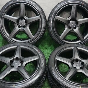 AMG ベンツ純正 カスタムホイール Eクラス 8.5J OFF+38 9J OFF＋39 245/40R18 265/35R18 2023年製 新品タイヤの画像3