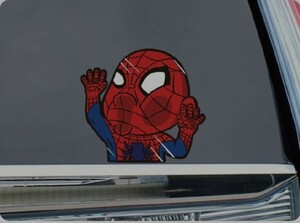 車 汎用スパイダーマン Spider-Man ステッカー 防水人気映画 アニメ 漫画 簡単張り付け