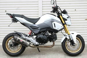 HONDA GROM グロム(JC75)改 ヨシムラマフラー カスタム ホワイト 美車 神奈川県 税込み 即決 追加画像あり